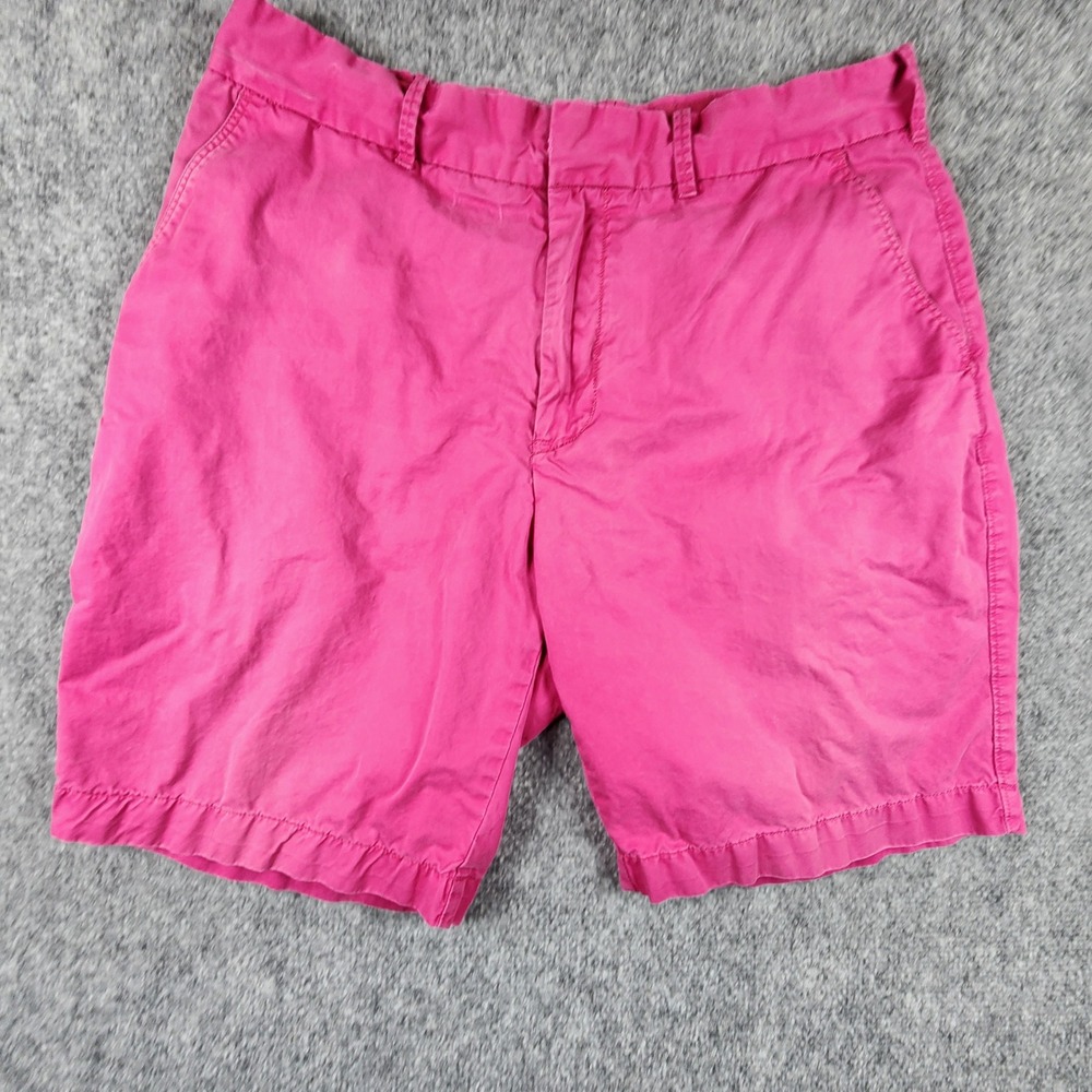 Polo Golf Ralph Lauren Pink Pima Cotton Chino Shorts Mens 34 Preppy Casual